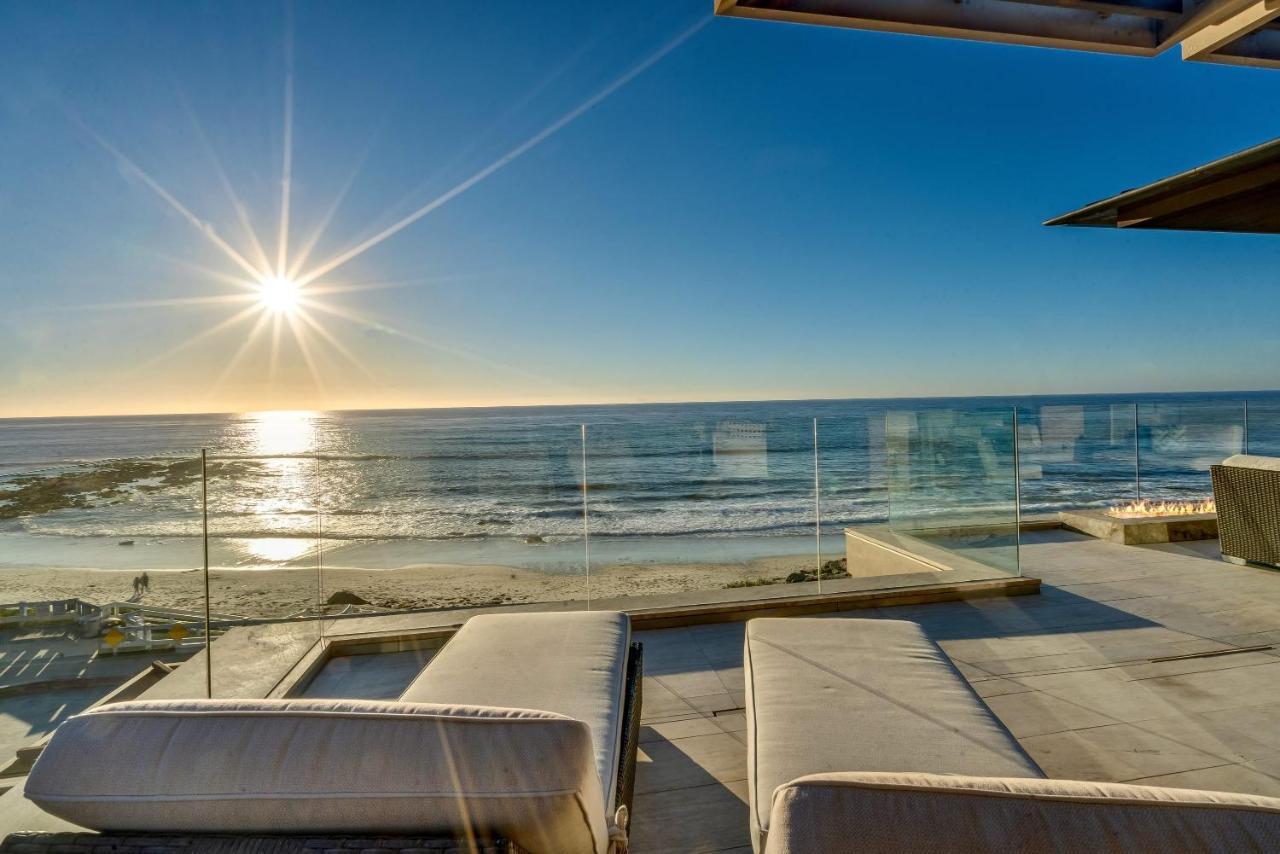 Luxury Beachfront Home With Hot Tub & Ocean Views San Diego Exterior photo